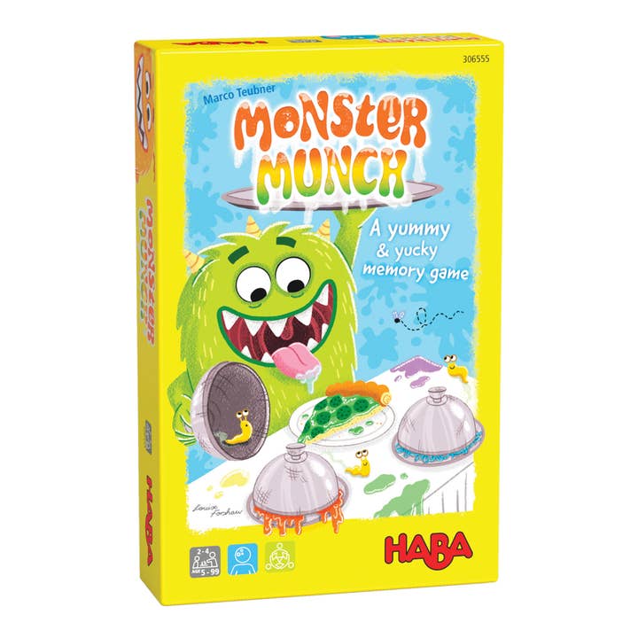 HABA USA - Wholesale Board Game - Monster Munch Game - Matching & Memory Challenge for Kids