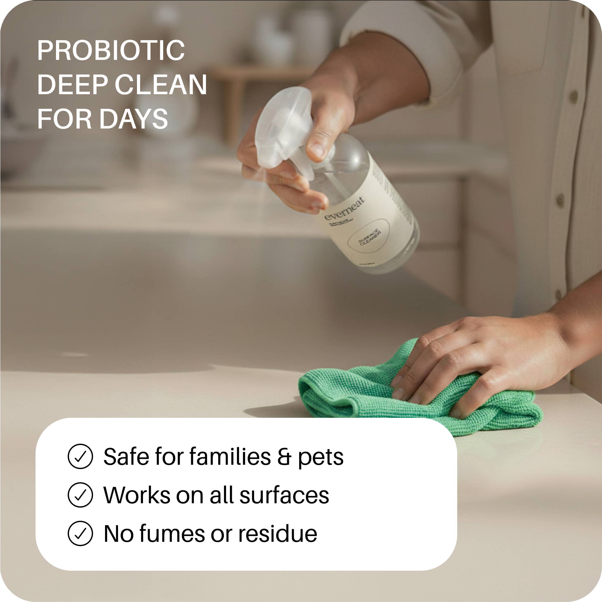 Everneat - Wholesale Multi-Surface Cleaner - Probiotic Surface Cleaner | Bulk Dispenser (320-640 bottles)1