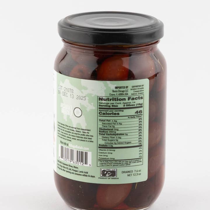 Village Batch - Vente Olives - Olives Kalamata dénoyautées
