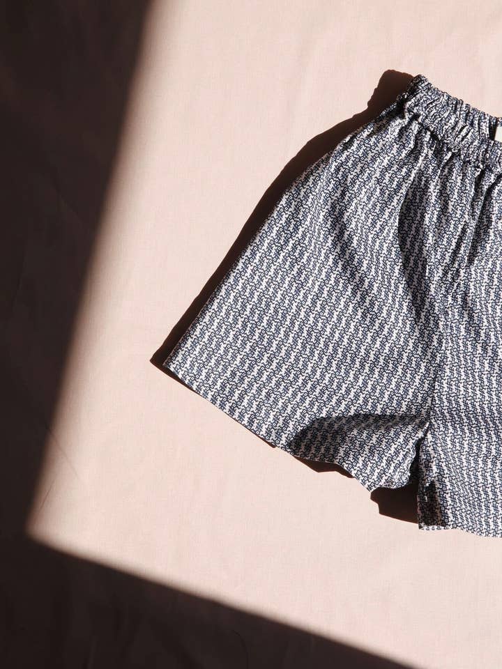 Milo Print Pyjama Shorts for wholesale by Nyra Design