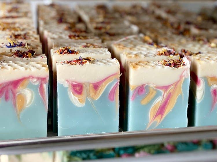 Milk & Pail - Vente Pains de savon - Savon au lait de chèvre Wildflower Honey1