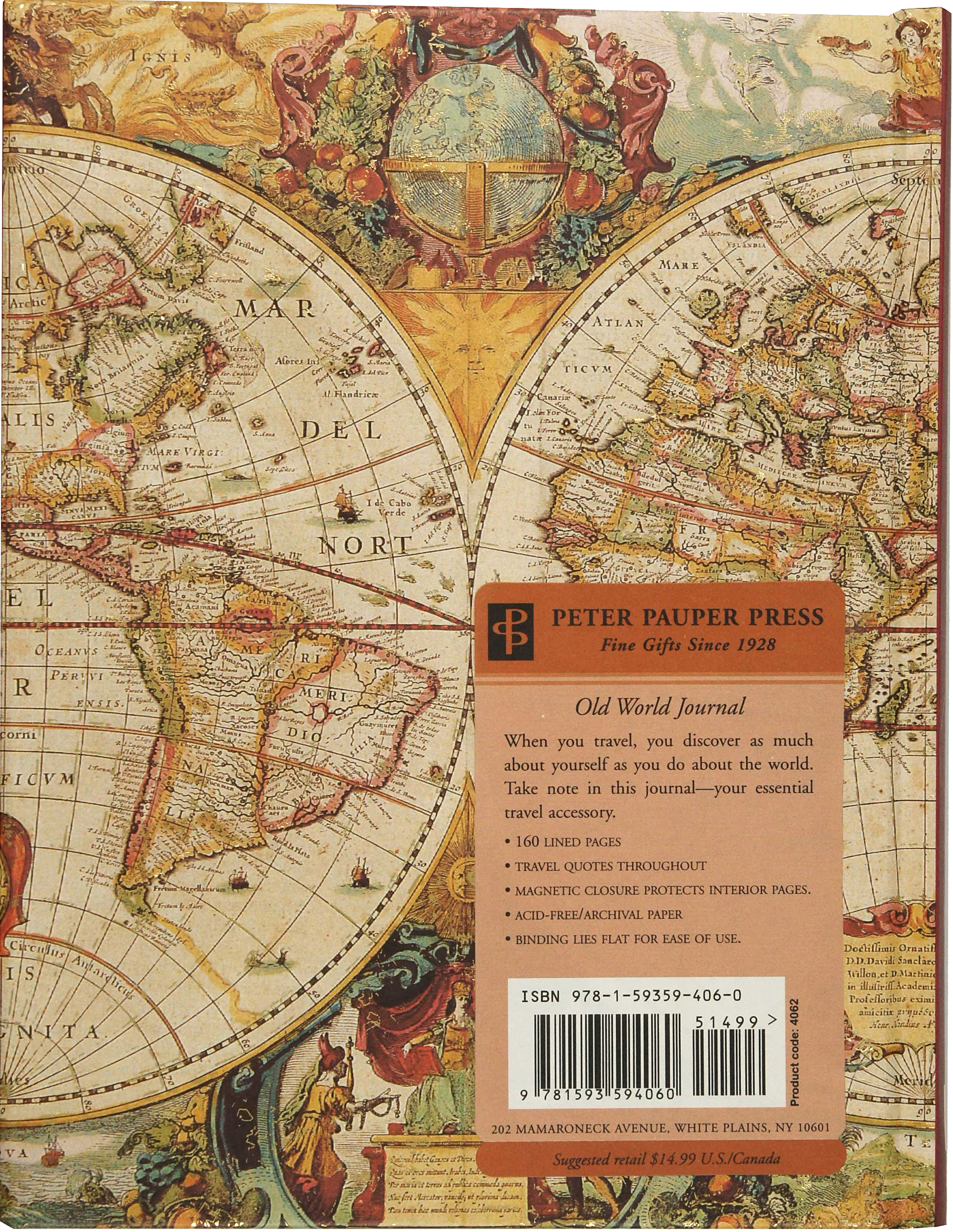 Peter Pauper Press - Wholesale Journal/Diary - Old World Journal3