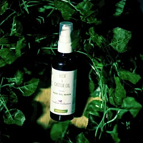 PureSoul Collection - Venta al por mayor Aceite capilar - Mascarilla de aceite capilar de cerveza y ricino1