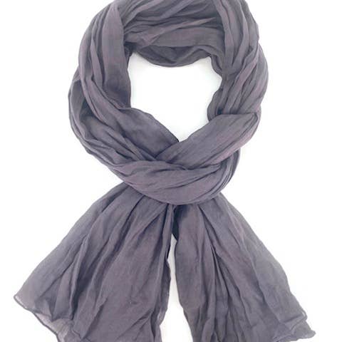 Maison Unik Accessoires - Wholesale Scarf - Unisex - Unisex cotton scarves 6 plain Touareg color chèches3
