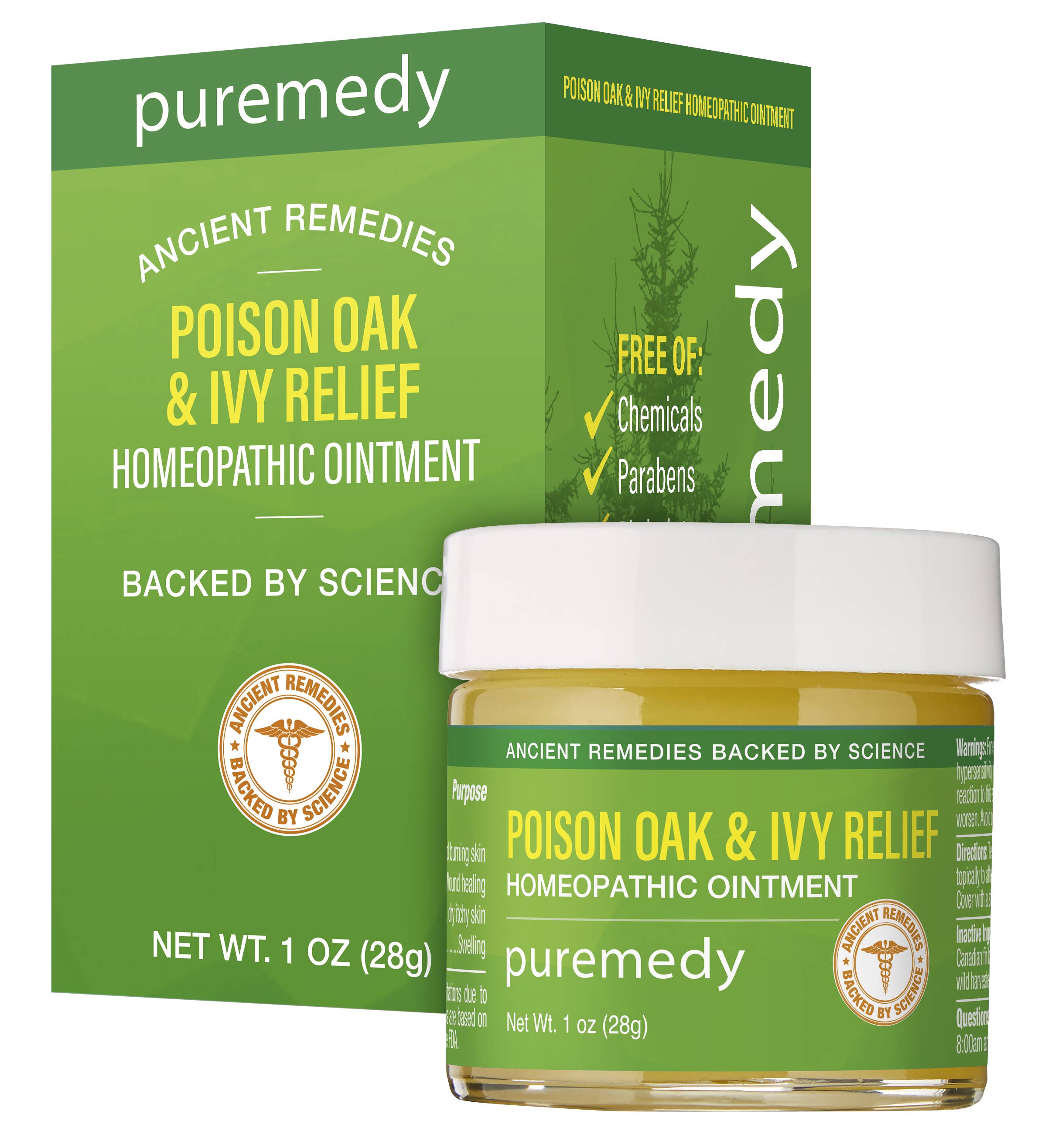 Puremedy - Wholesale Itch Ointment/Cream - Poison Oak and Ivy Relief 1oz