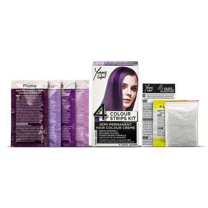 Stargazer – wholesale Hair dye – Stargazer Yummy Colour Hair Dye Strips Kit1