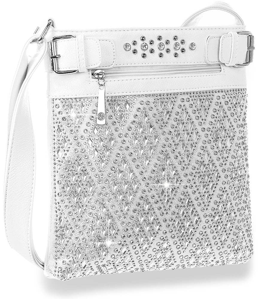 Handbag Express – Engroshandel Crossbodytaske - Dame – Diamond Bling Crossbody Slynge11