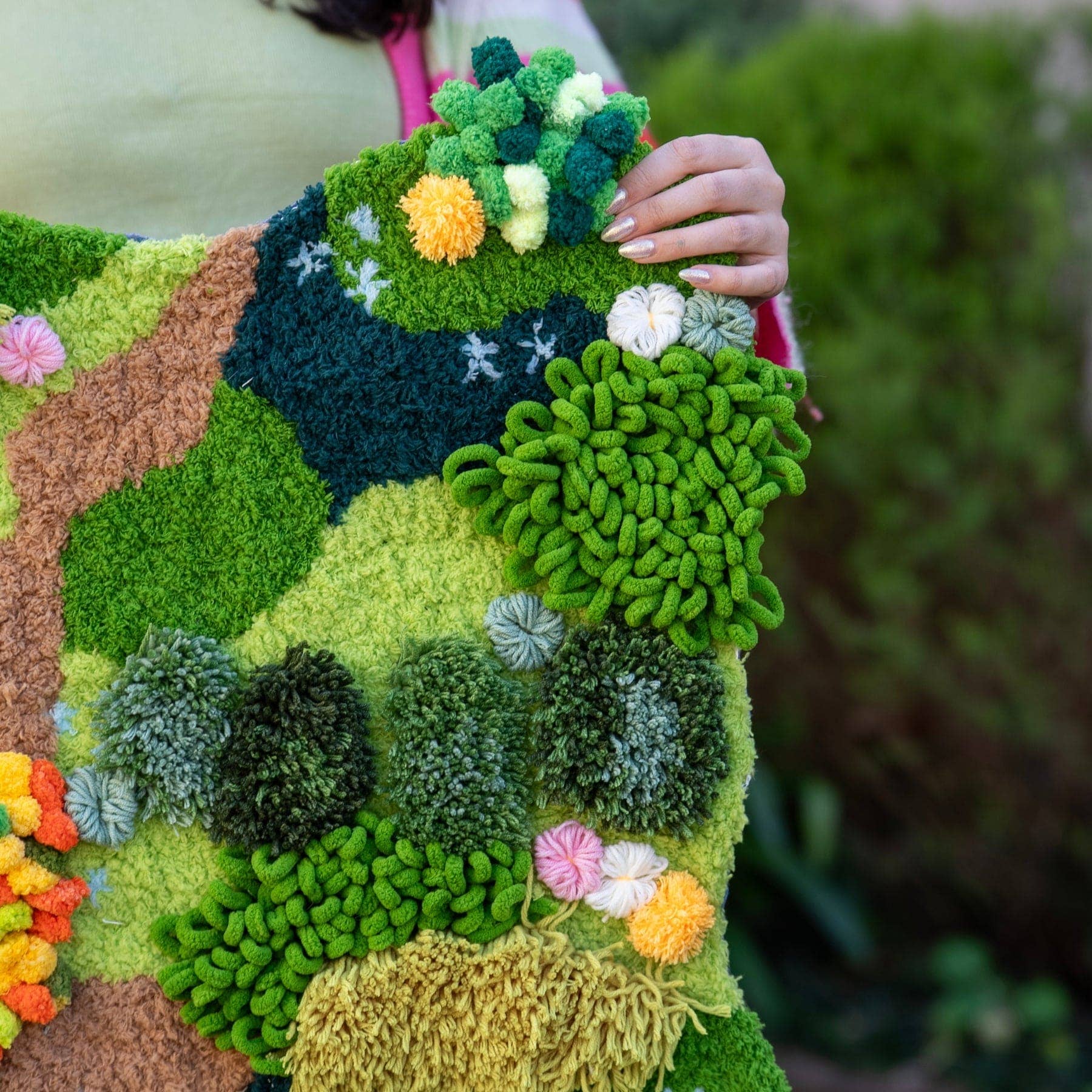 Craft Club - Wholesale DIY Craft Kit - FOREST FLOOR - Moss Rug Making Kit6