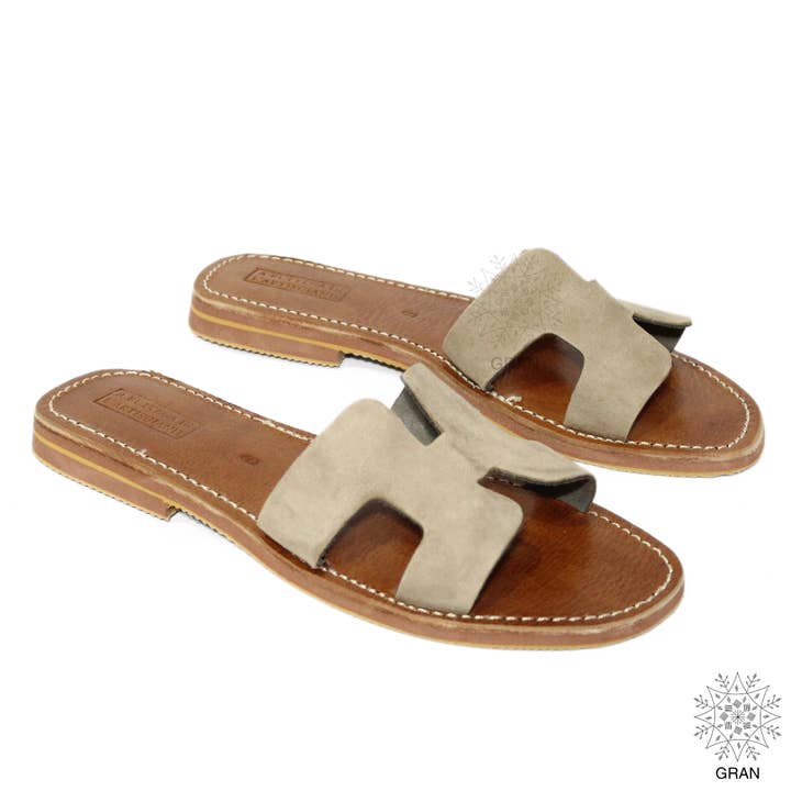 Gran Wholesale - Wholesale Sandals - Women's - Premium Suede Leather Slippers for Summer, Leather Sandals.5