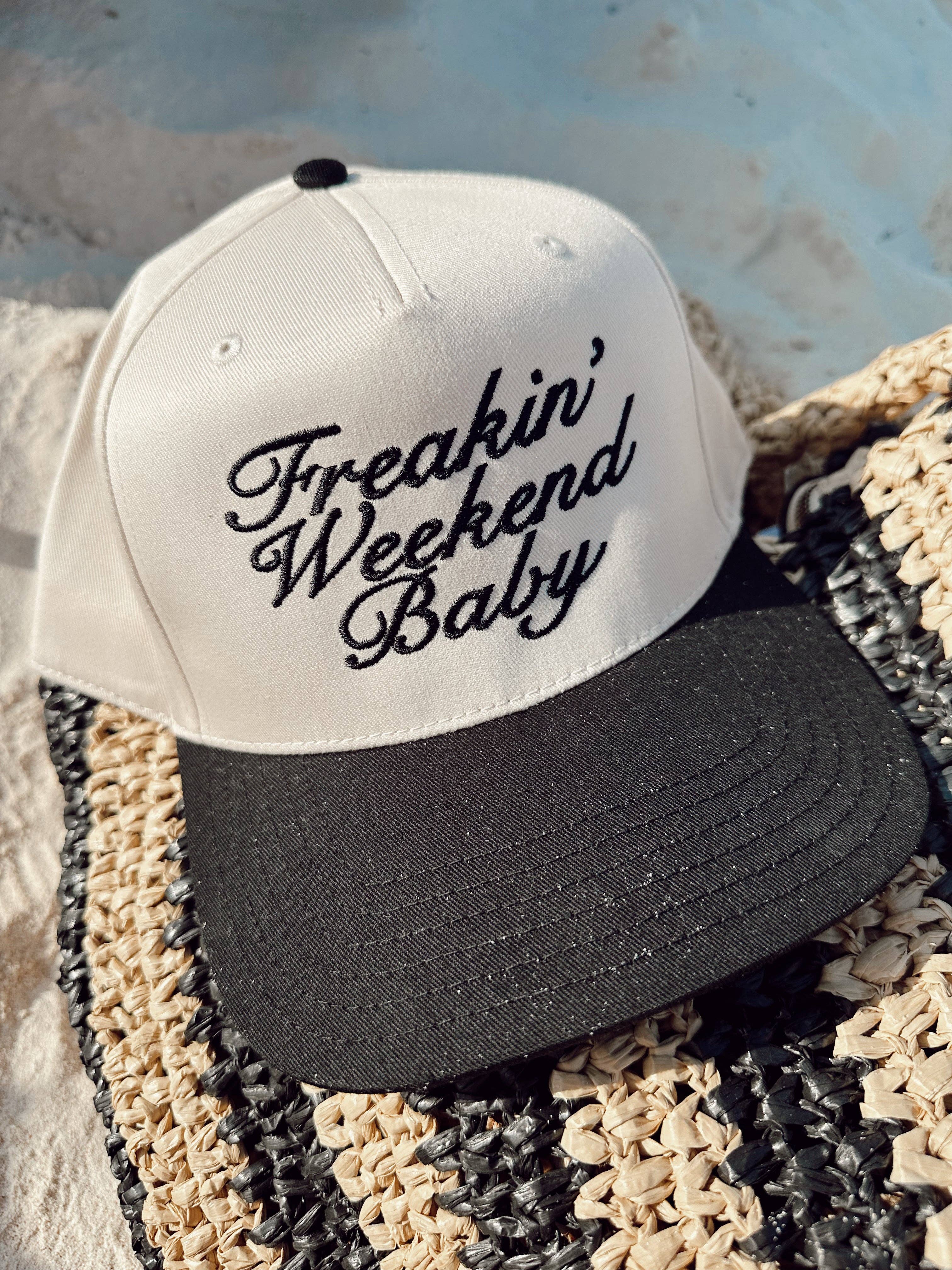 KENZKUSTOMZ - Wholesale Trucker Hat - Women's - Freakin' Weekend Baby - Vintage Trucker Hat1