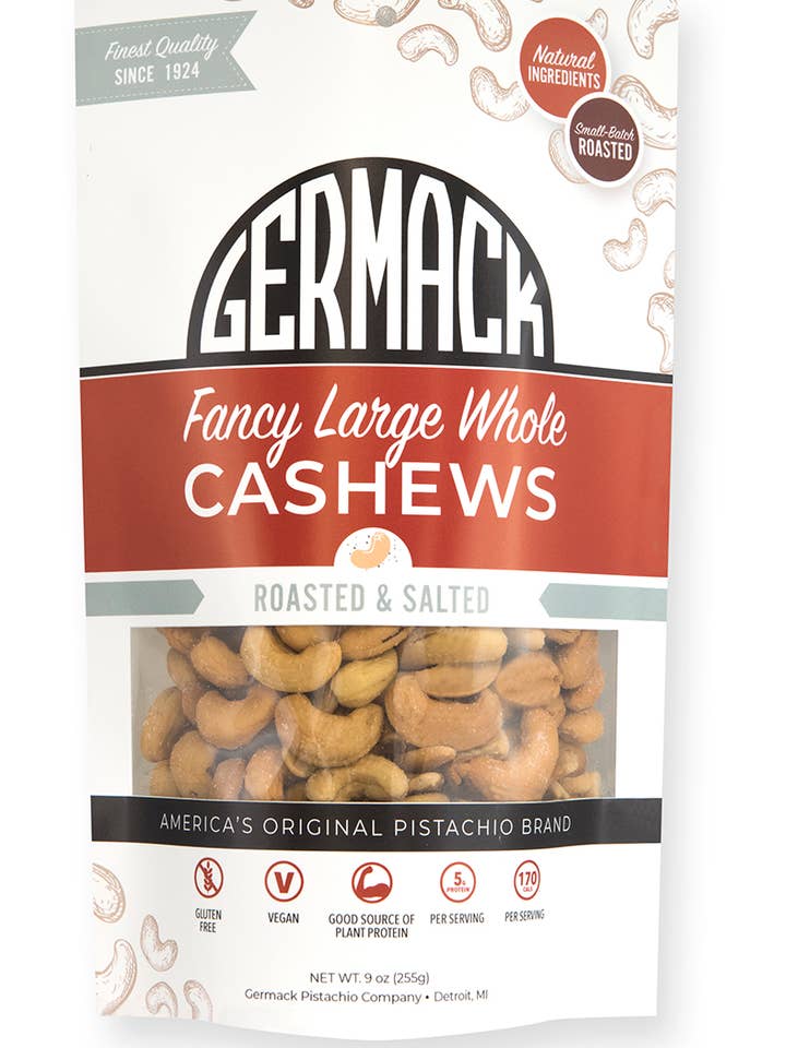 Noix de cajou - Fancy Large - 9 oz pour la vente par Germack Pistachio Company