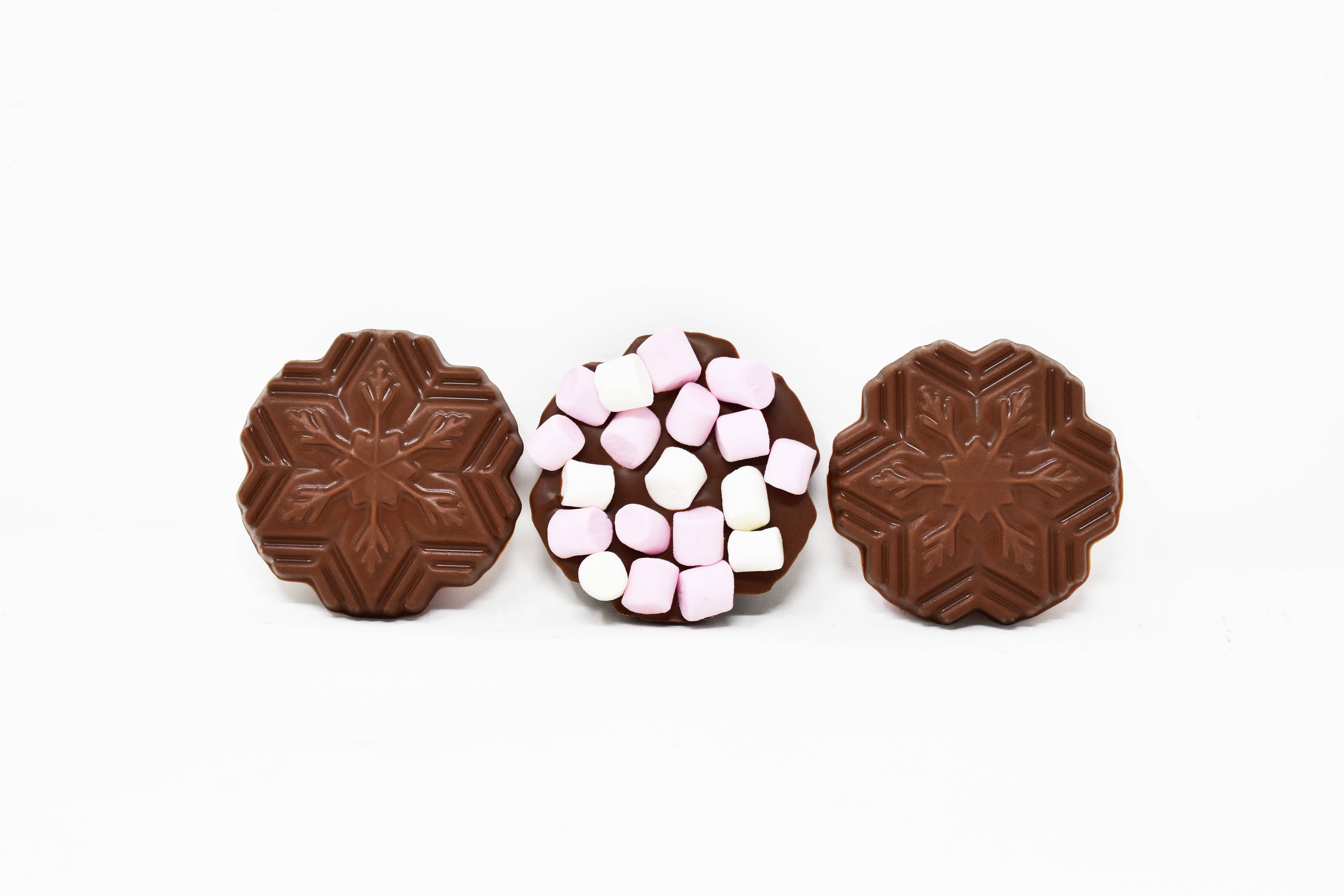 Cocoba – wholesale Hot cocoa mix/kit – Hot Chocolate Snowflakes 3 Pack1