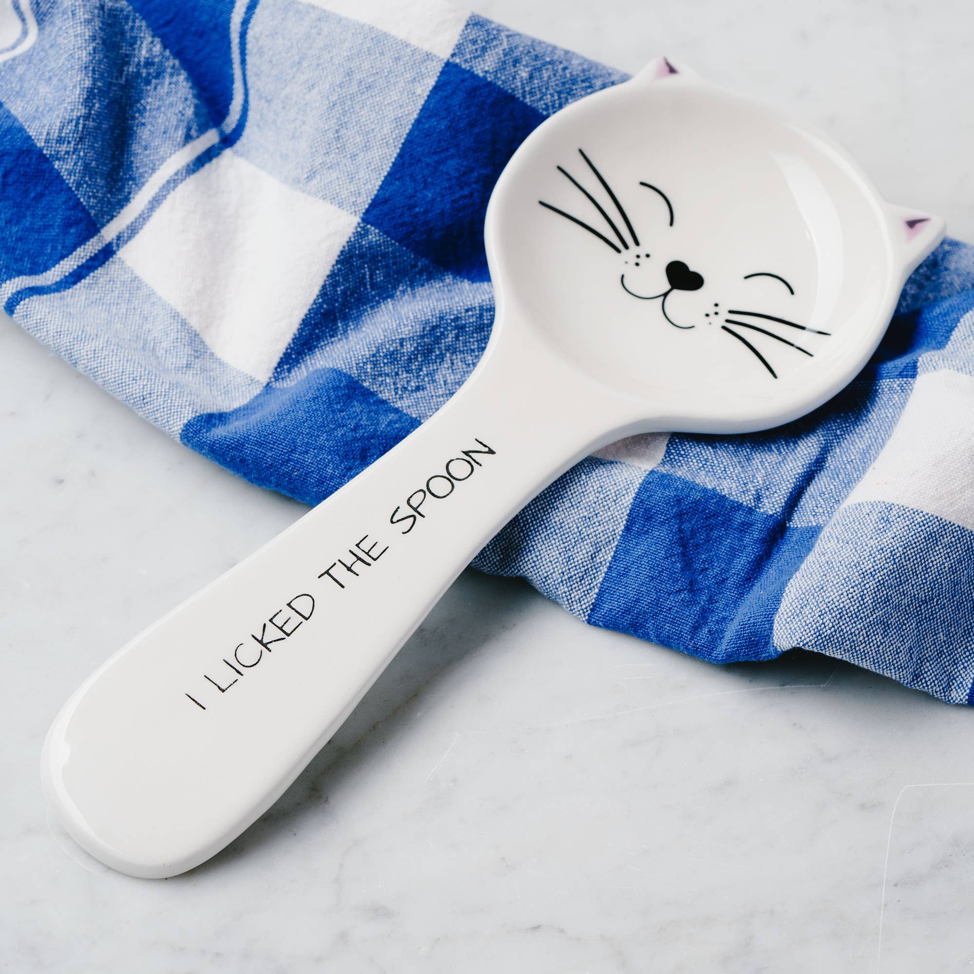 Pavilion – Suporte de colher por atacado – Cat Licked the Spoon - Descanso para colher de 10”1