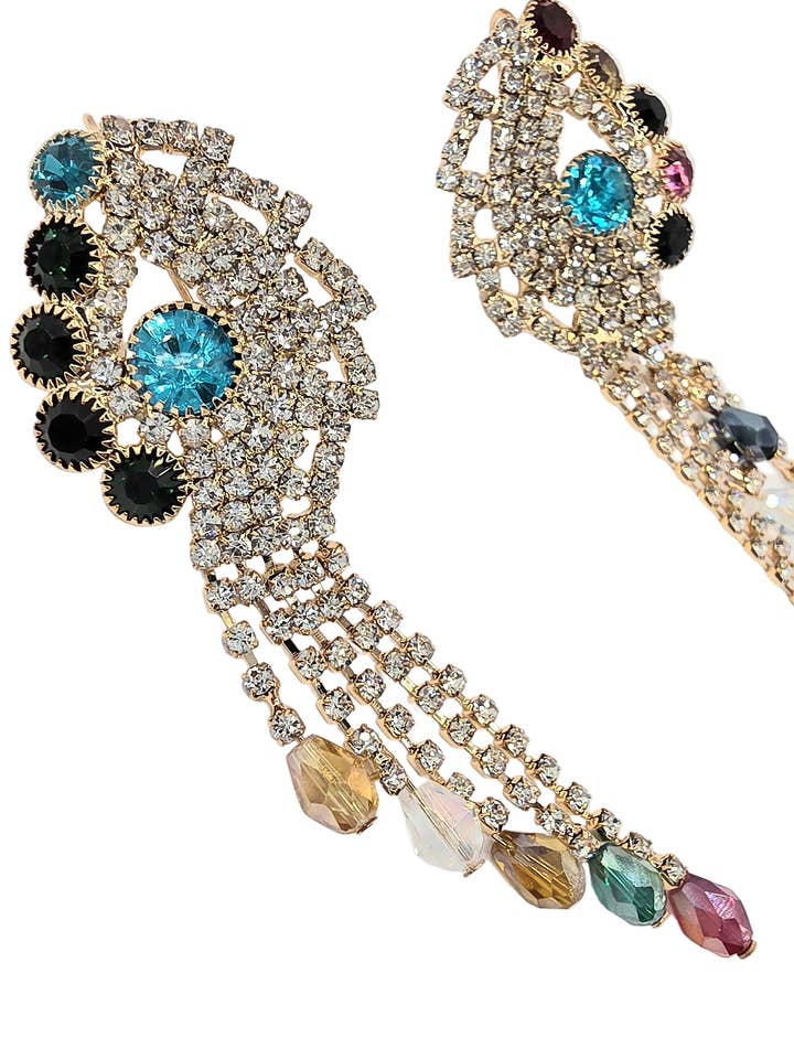 Pendientes de Cristal Colgantes y de Gota de Marrakech para venta al por mayor de Arya Jewellery Wholesale