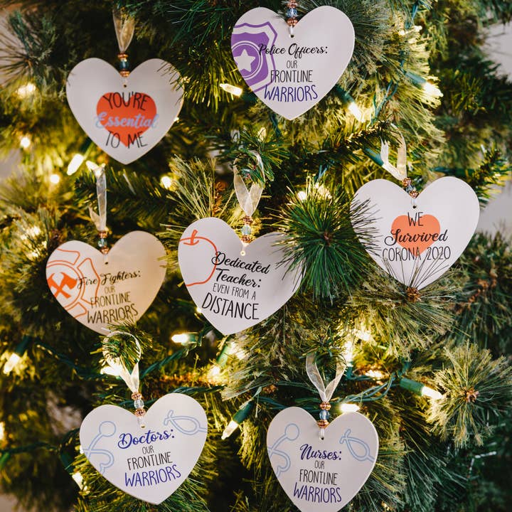 Pavilion - Wholesale Ornament - We Survived - 3.5" Heart-Shaped Ornament