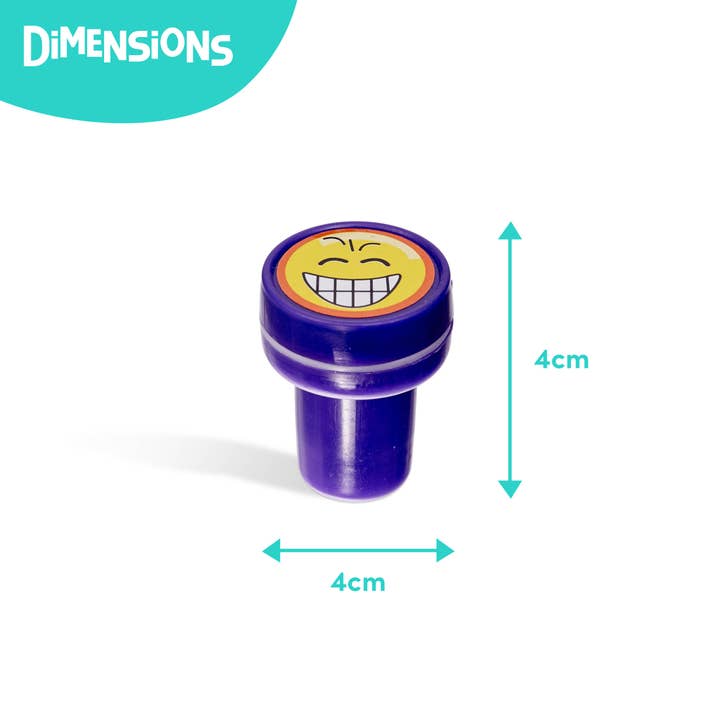 The Twiddlers - Wholesale Rubber/Decorative Stamp - Kids & Baby - 36 Self-Inking Emoji Stamps