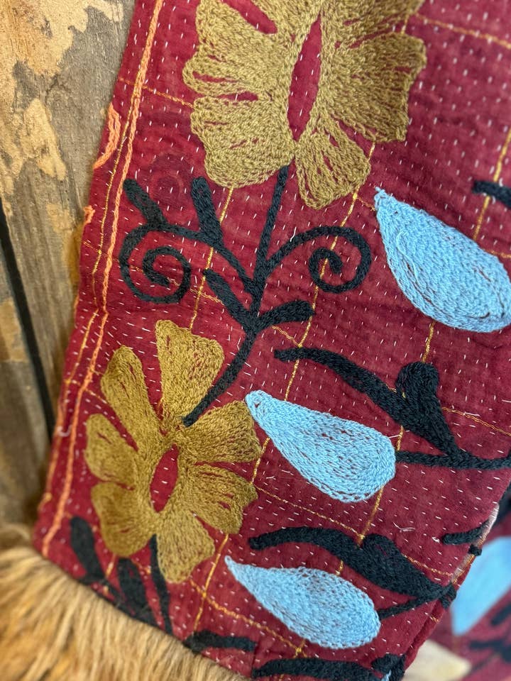 Wylder Trading Company - Wholesale Fur/Faux Fur Coat - Women's - Canyon Bloom Coat 027 (Long-Length) | Penny Lane Style Boho8