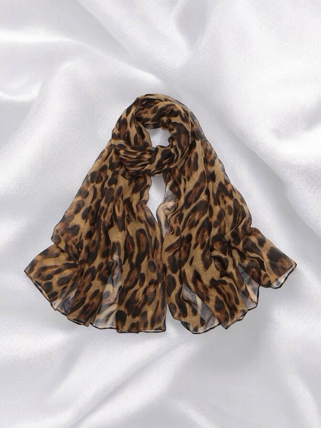 BYREN | ÉLINE L'ATELIER - Wholesale Scarf - Women's - Fine leopard print scarf FL090