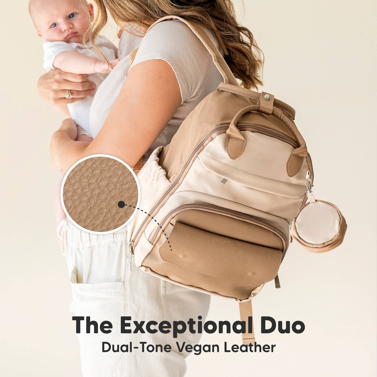 Latte Play Diaper Bag Backpack, Baby Bag with Changing Pad for wholesale on Faire4