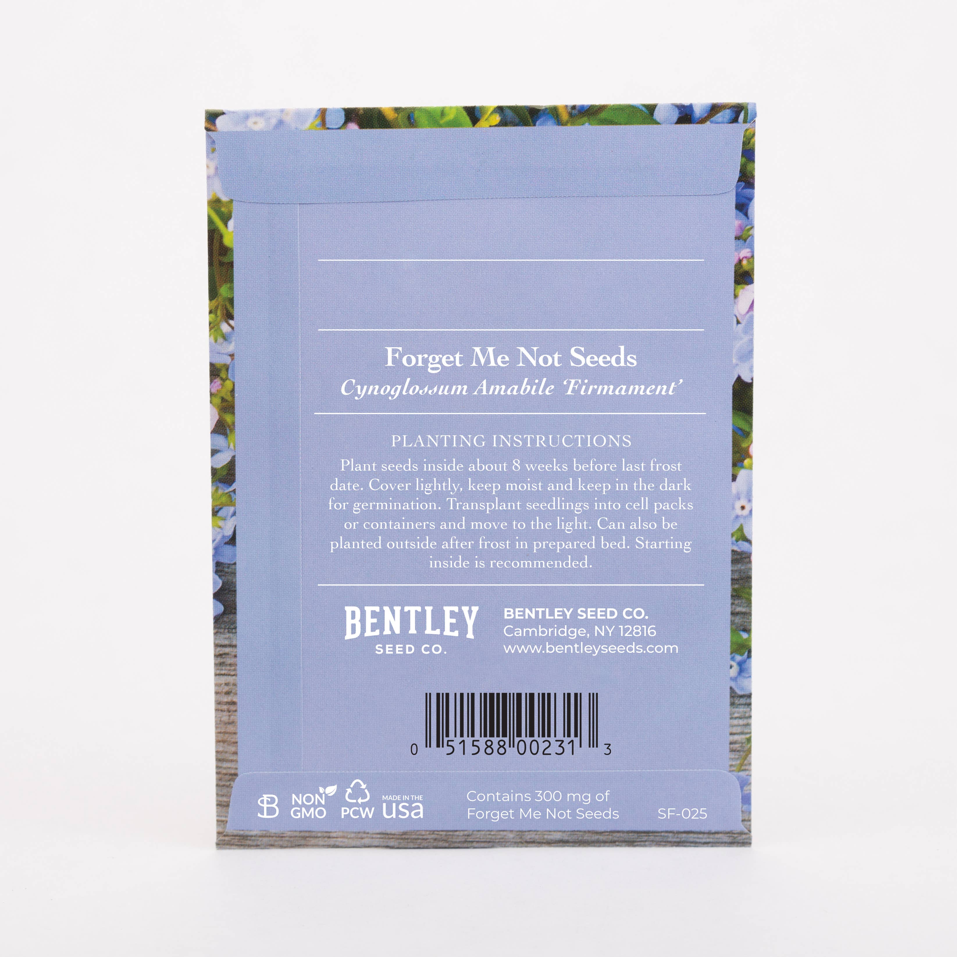 Bentley Seed Co. - Vente Graines de plantes - Monument commémoratif Seeds of Remembrance - Sachets de graines Forget Me Not7