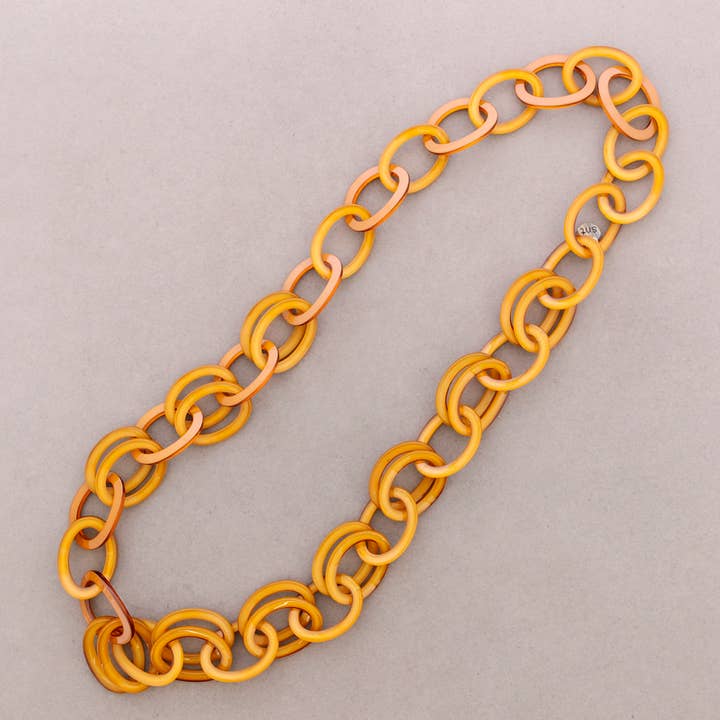 Long Resin Link Necklace for wholesale by Sonata