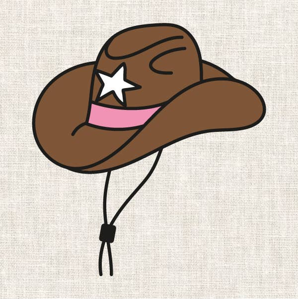 Fukuri - Wholesale Embroidery/Cross Stitch Supplies - Embroidery Kit - DIY - Cowgirl Hat1