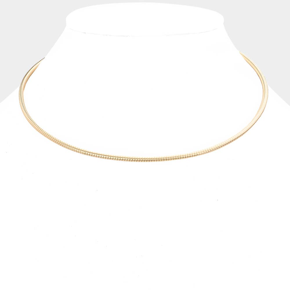Sensibling Corp. - Wholesale Link & Chain Necklace - 16 Inch Omega Chain Choker Necklace0
