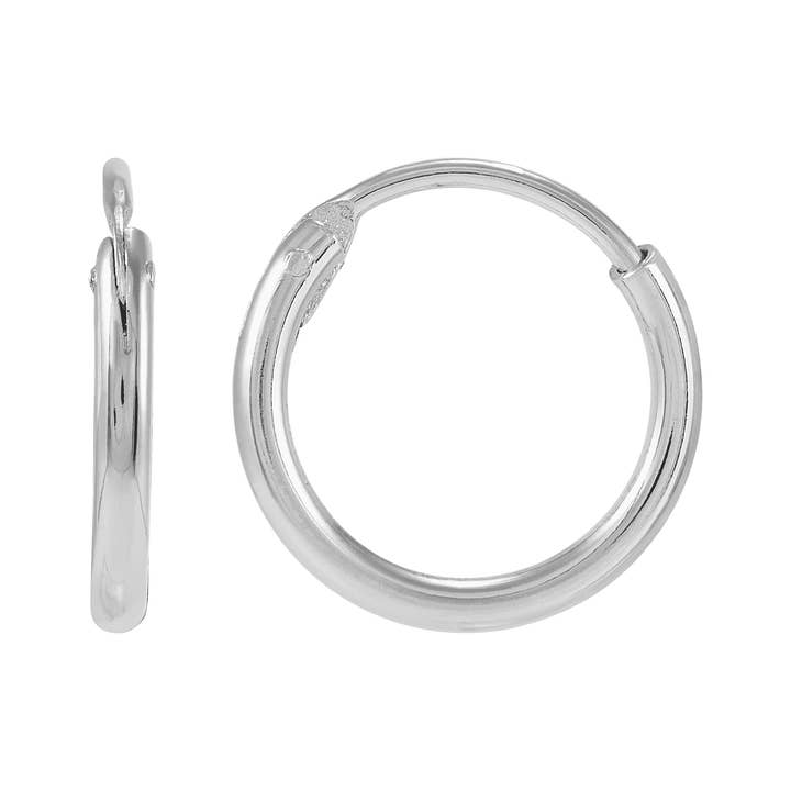 Silpada - Wholesale Hoop Earrings - Silpada Endless Cycle Hoop, 14K Gold-Plated Sterling Silver6