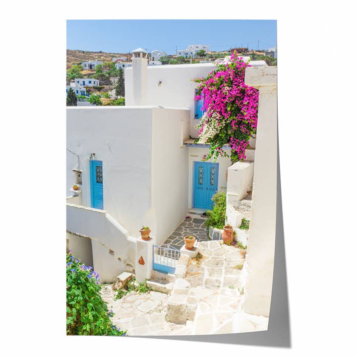 Lefkes Village Paros II | Fine Art Fotografie Druck für den Großhandel von Natasha Riha Photography