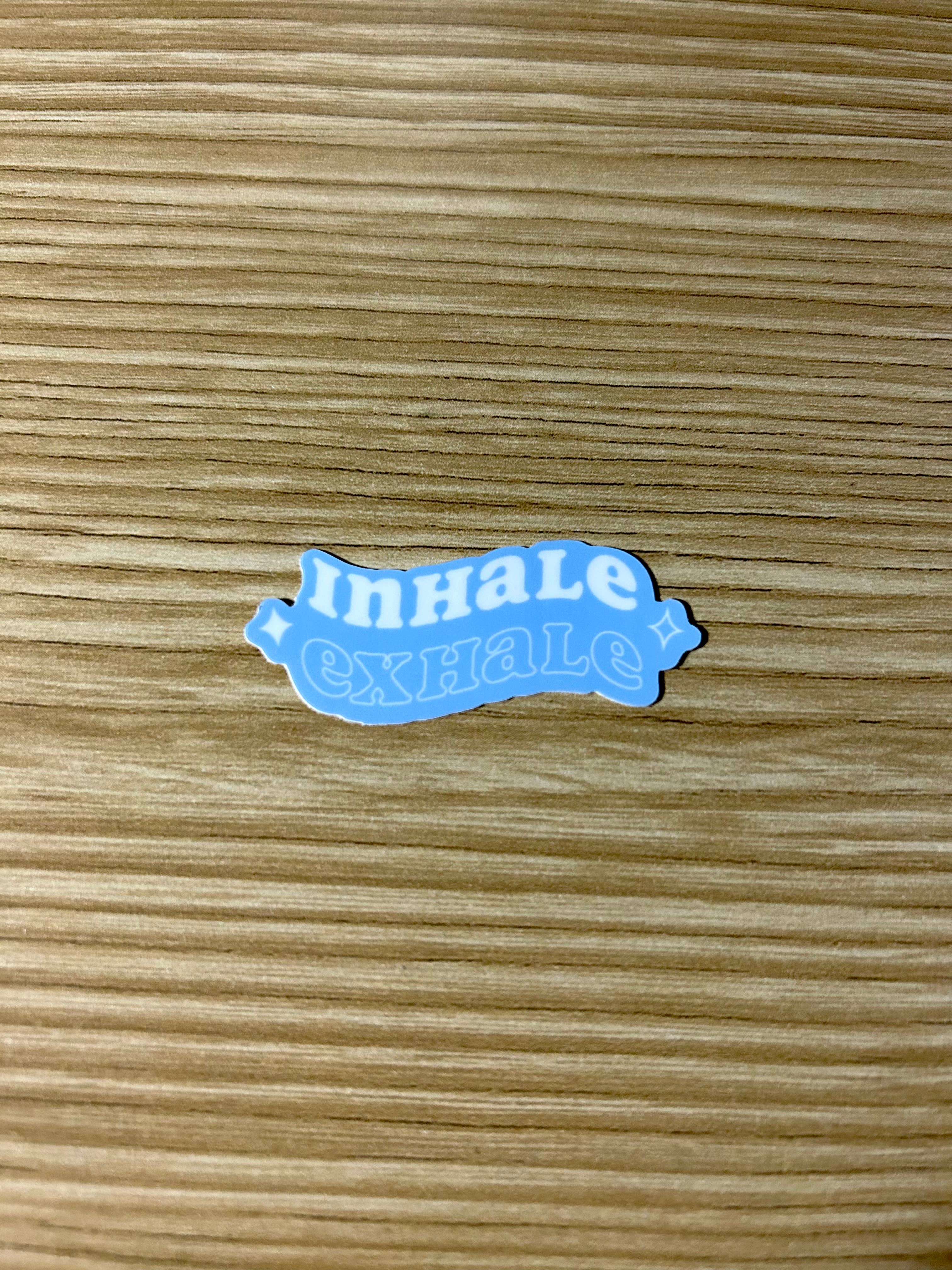 Christina iDesigns - Wholesale Sticker - Inhale exhale sticker / mental health / spiritual / wellness7
