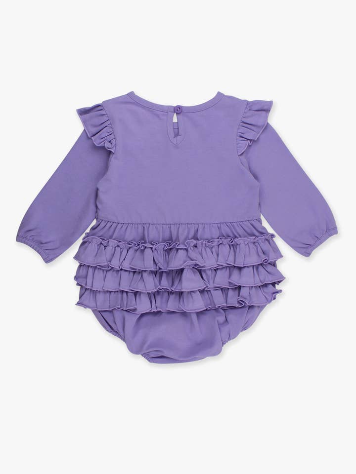 Baby Girls Wisteria Purple Knit Long Sleeve Flutter Bubble Romper
for wholesale on Faire6