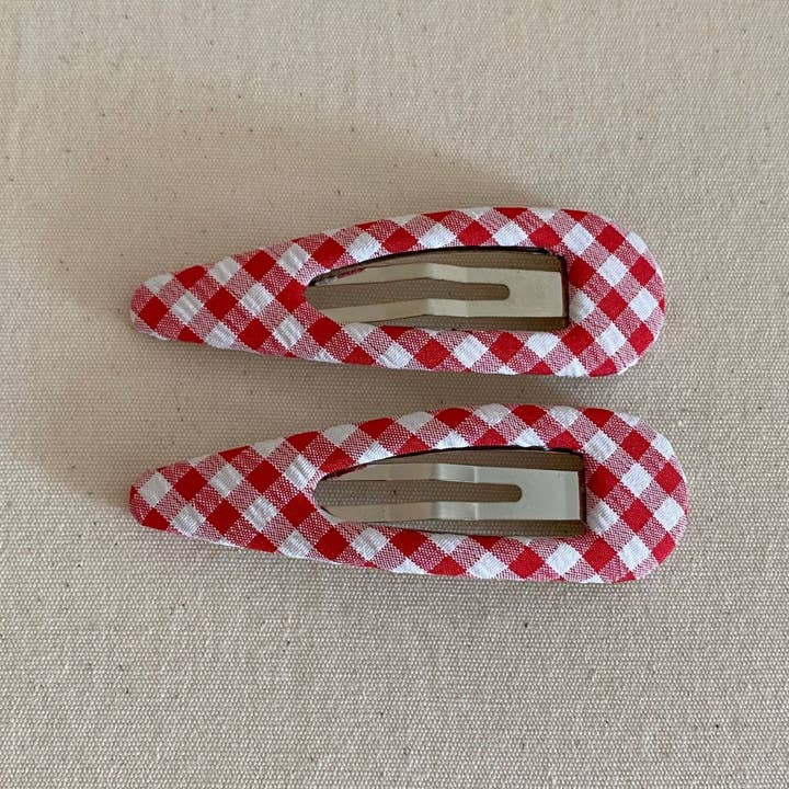 ACCITY - Wholesale Hair Clip - Women's - Red Polka Dot BB Clip Cute Side Bangs Clip_CWAHA080783