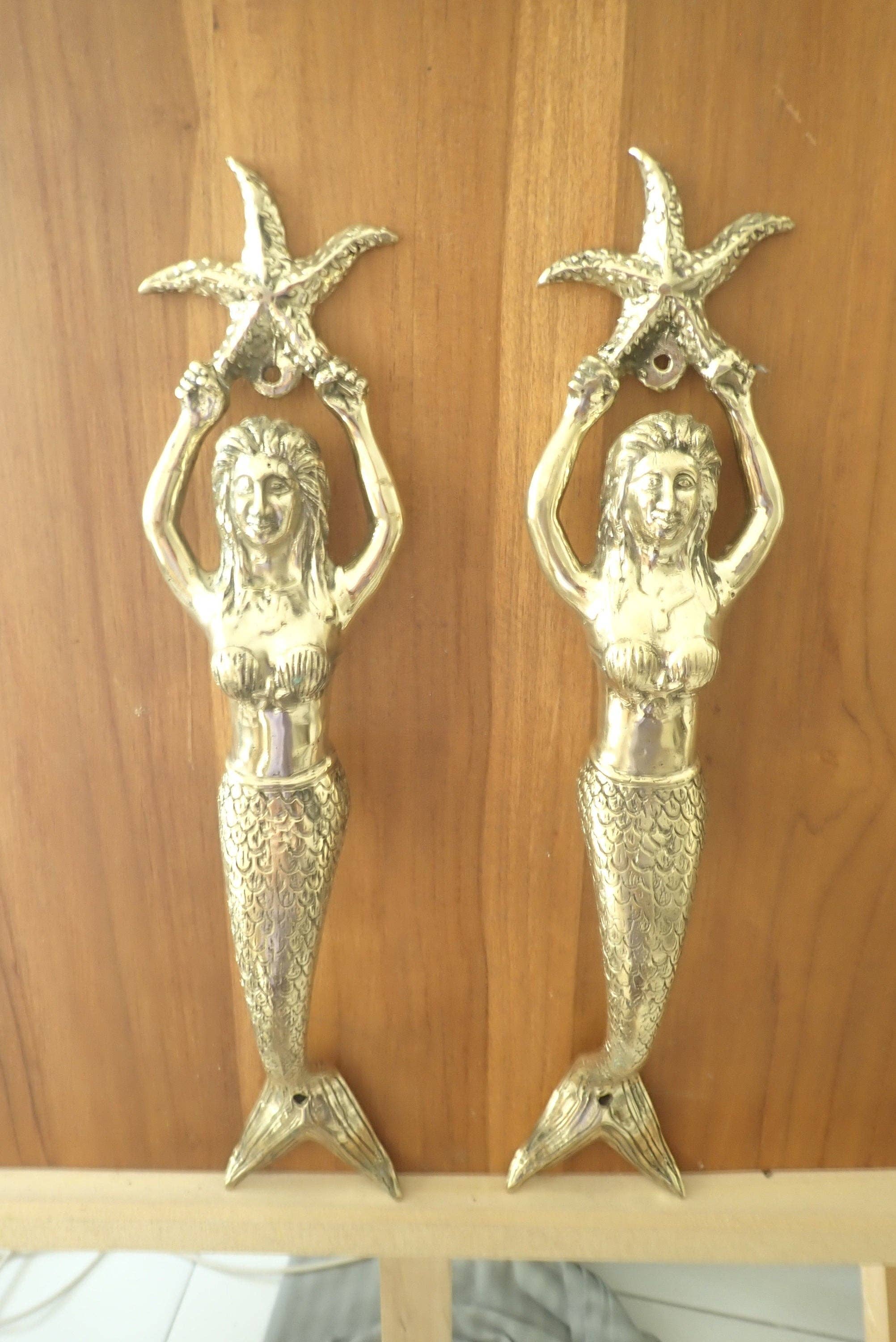 Ubud Glass - Vente Poignée/bouton - Poignée de porte sirène étoile au-dessus de la tête #1 bras pliés3