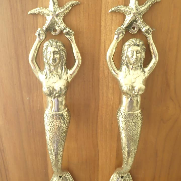 Ubud Glass - Vendita all'ingrosso Manopola/pomello - Maniglia della porta a sirena stella sopra la testa #1 braccia piegate3