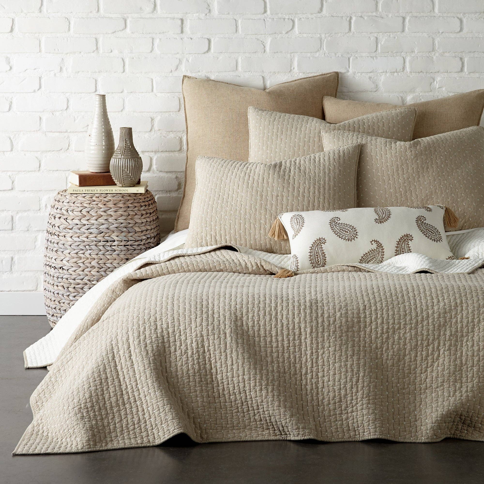 Levtex Home - Vente Parure de lit - Ensemble de couette en point de croix38