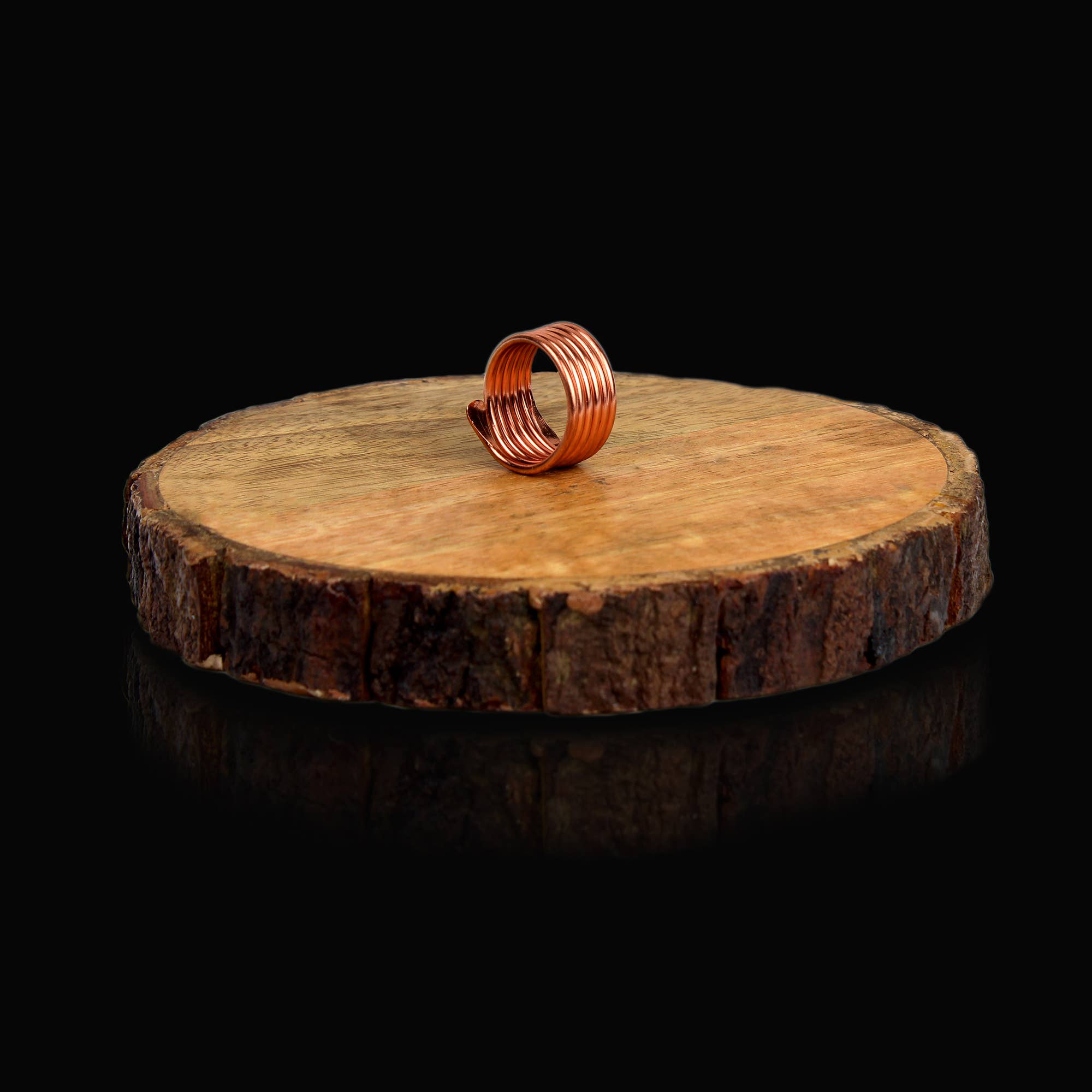 El'Cobre-Ecozonelifestyle - Vendita all'ingrosso Anello midi/a fascia - Anello in rame (Design 9)2