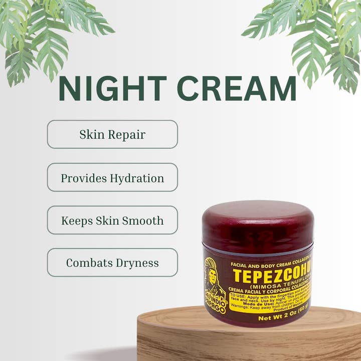 YERBERO - Wholesale Body Cream/Lotion - Del Indio Papago Cream Moisturizer Bundle - 2 oz Day and Night Cream for Face and Body - Hydrating and Nourishing Anti-Aging Creams for a Healthy Glow