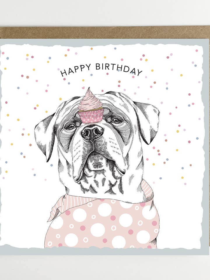 Birthday Cupcake for wholesale by Dotty Dog Art