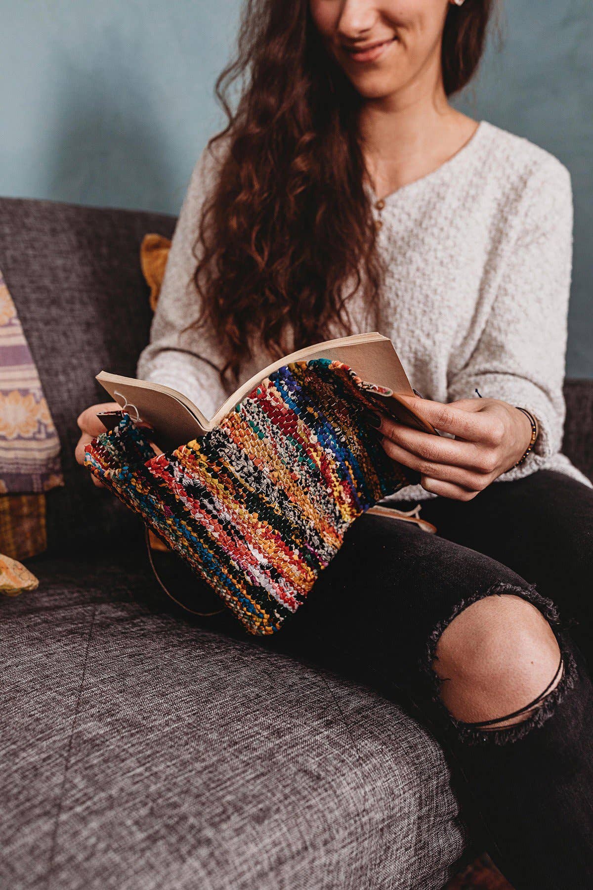 Ten Thousand Villages - Wholesale Journal/Diary - Sari & Leather Travel Journal3