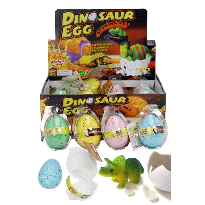 SORTIDAS Brinquedo de Crescimento e Eclosão de Ovo de Dinossauro Pastel com Água para venda a revendedores na Faire