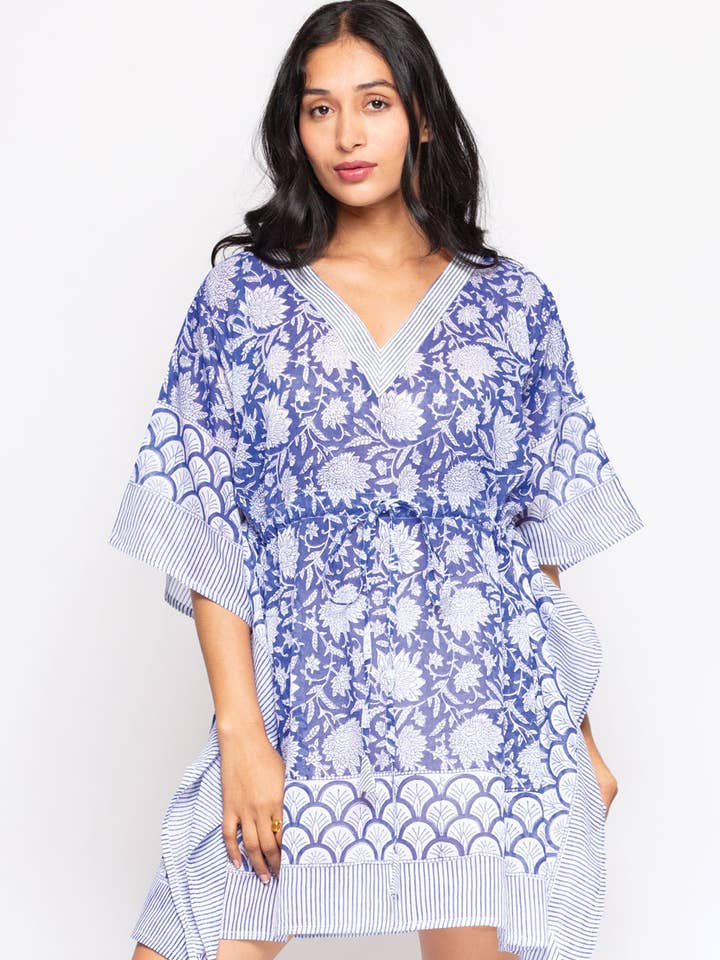 Sevya Handmade - Wholesale Kaftan - Women's - Namita Block Print Caftans