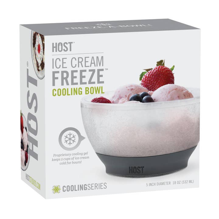 HOST - Wholesale Bowl - Ice Cream FREEZEâ„¢ Cooling Bowls w/ Cooling Gel - Set of 2