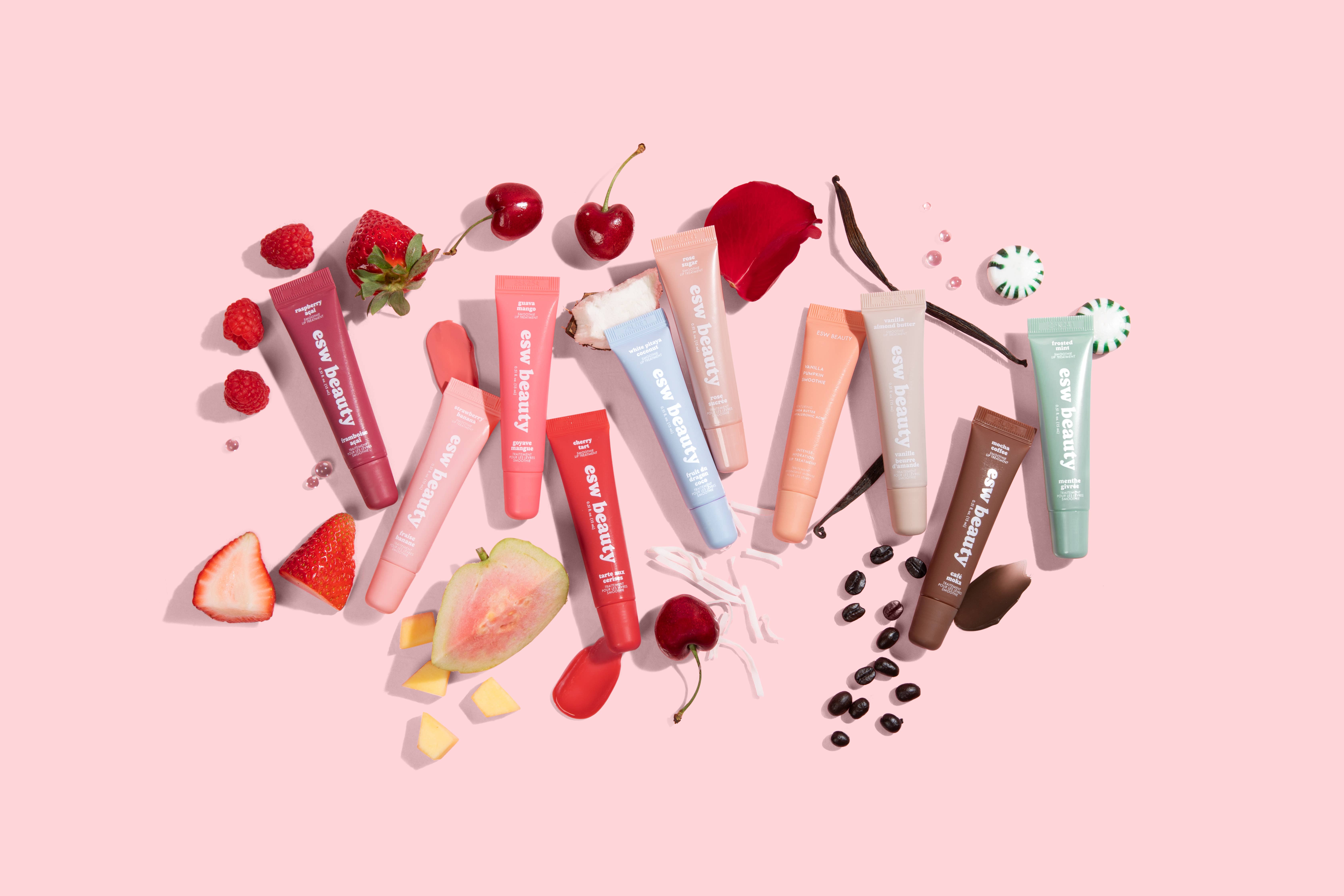 ESW Beauty – wholesale Lip Balm – Strawberry Banana Smoothie Intense Hydration Lip Treatment9