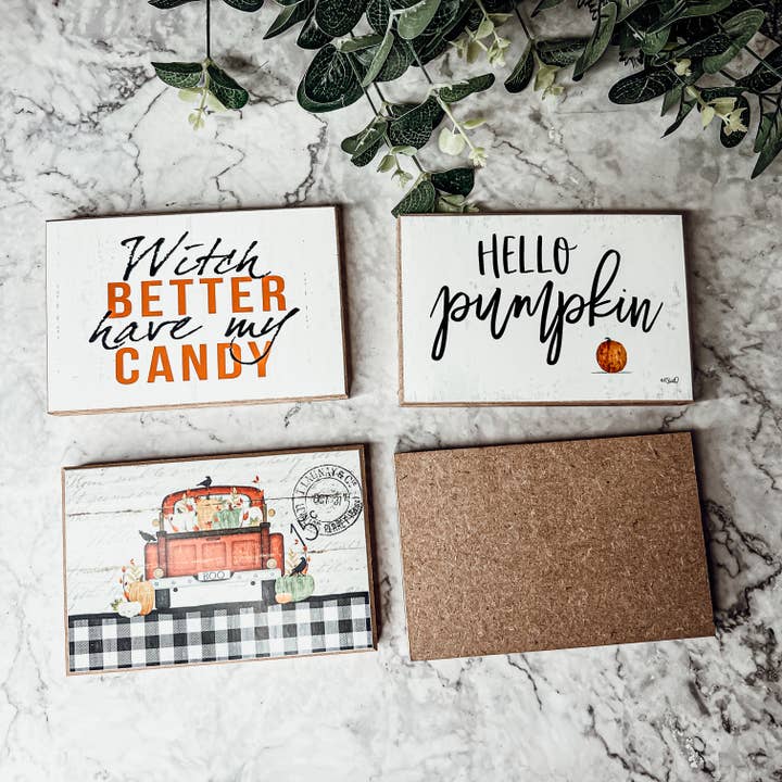 Gia Roma - Wholesale Sign - Hello Pumpkin Signs, PSL Lover Home Decorations + Gifts4