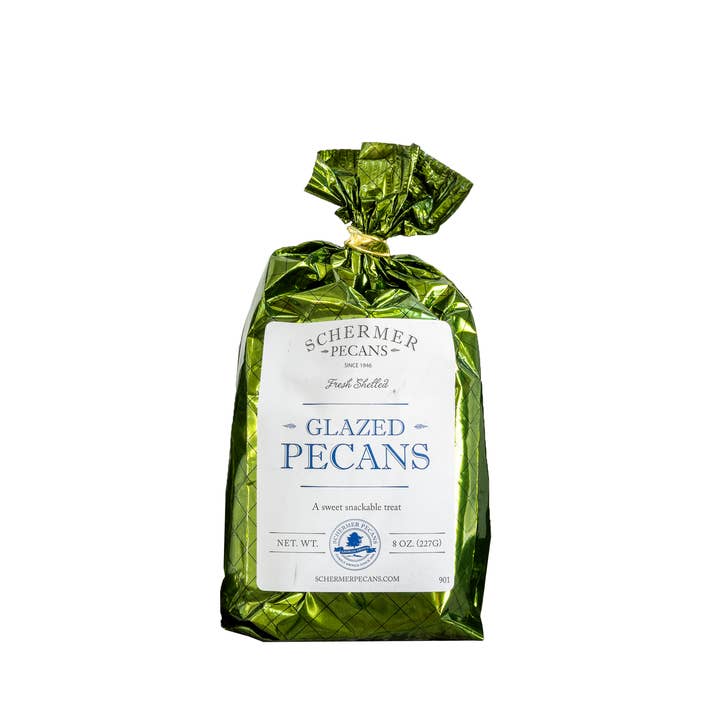 Schermer Pecans - Wholesale Nuts - GLAZED PECANS - Georgia Pecans - 12 Foil Bags/Case4
