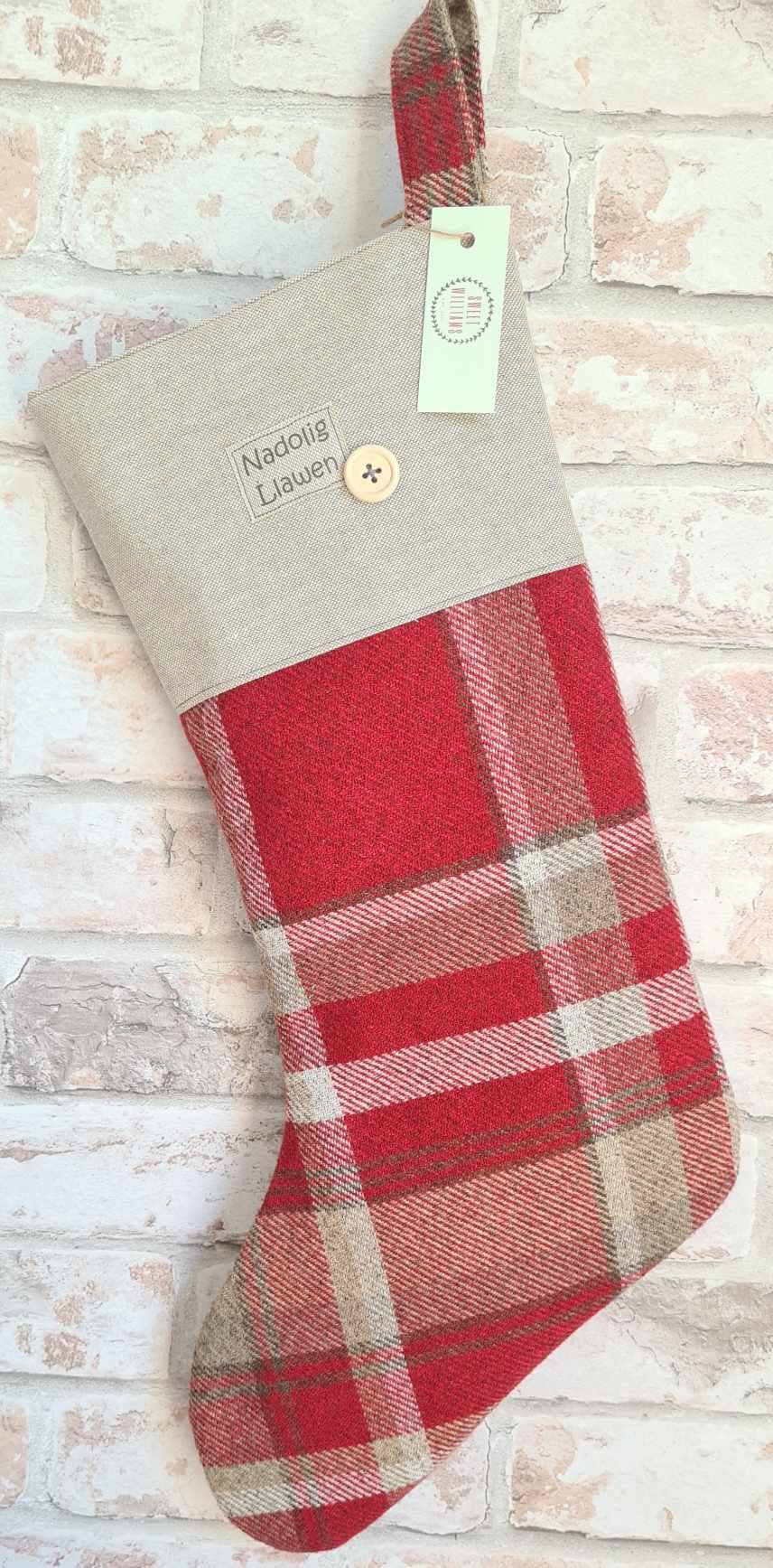 Sweet Williams - Wholesale Holiday Stocking - Signature Red Stocking with Wording0