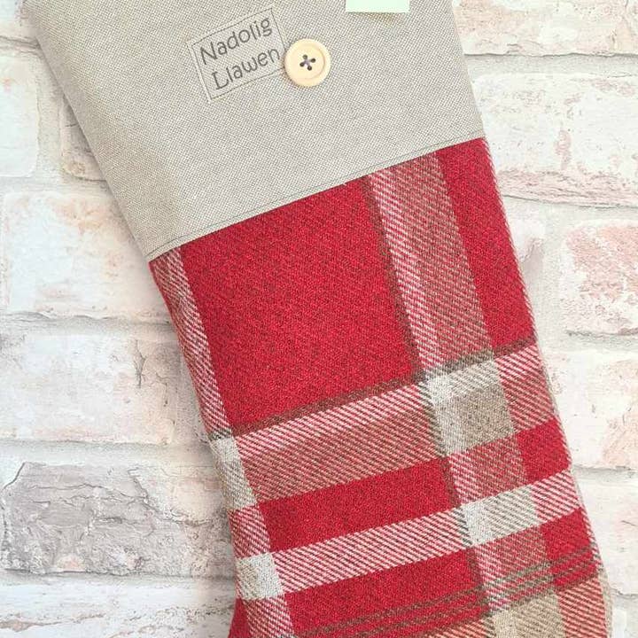 Sweet Williams - Wholesale Holiday Stocking - Signature Red Stocking with Wording0