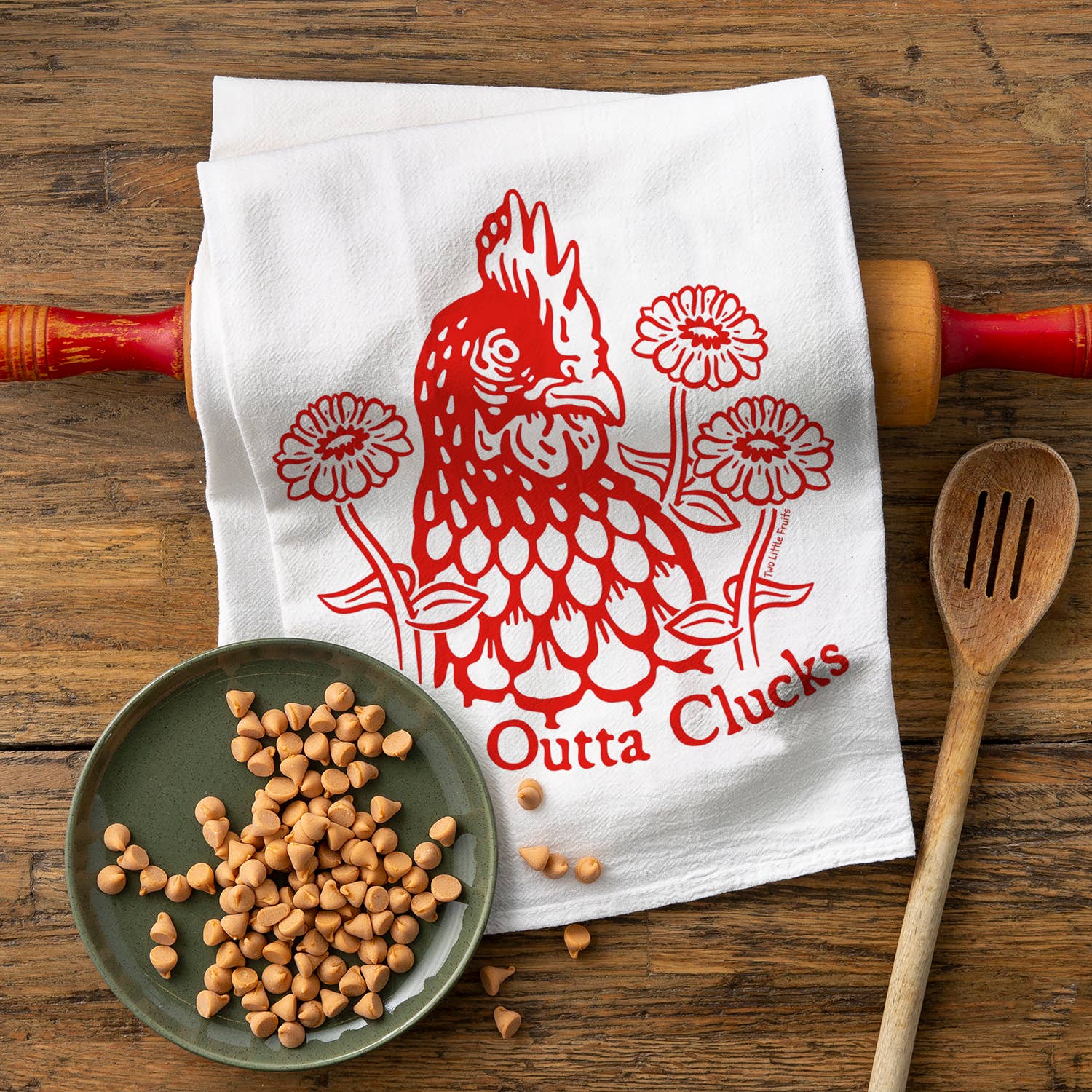 Two Little Fruits - Wholesale Theedoek - Rustieke Kippen Theedoeken – Uniek Boerderijcadeau0