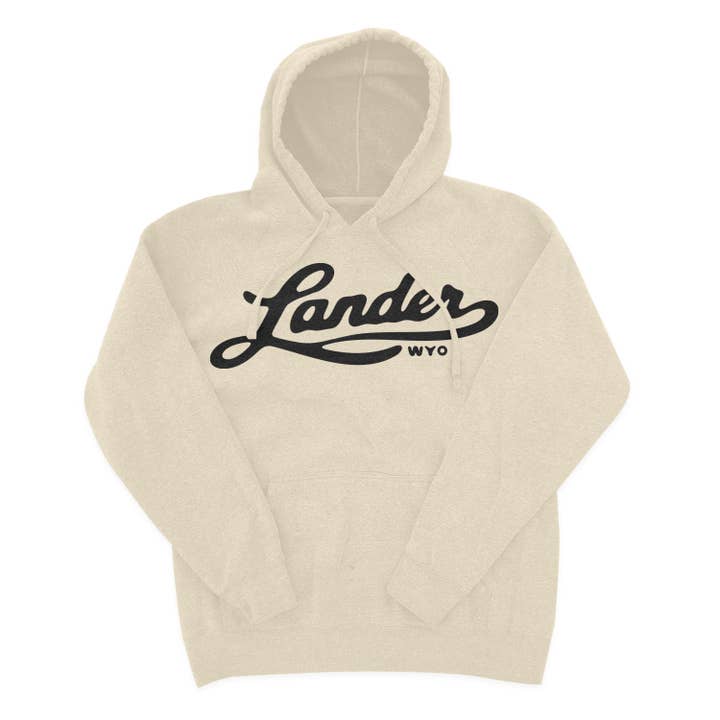 Lander Script Unisex Hoodie for wholesale by Go Slo