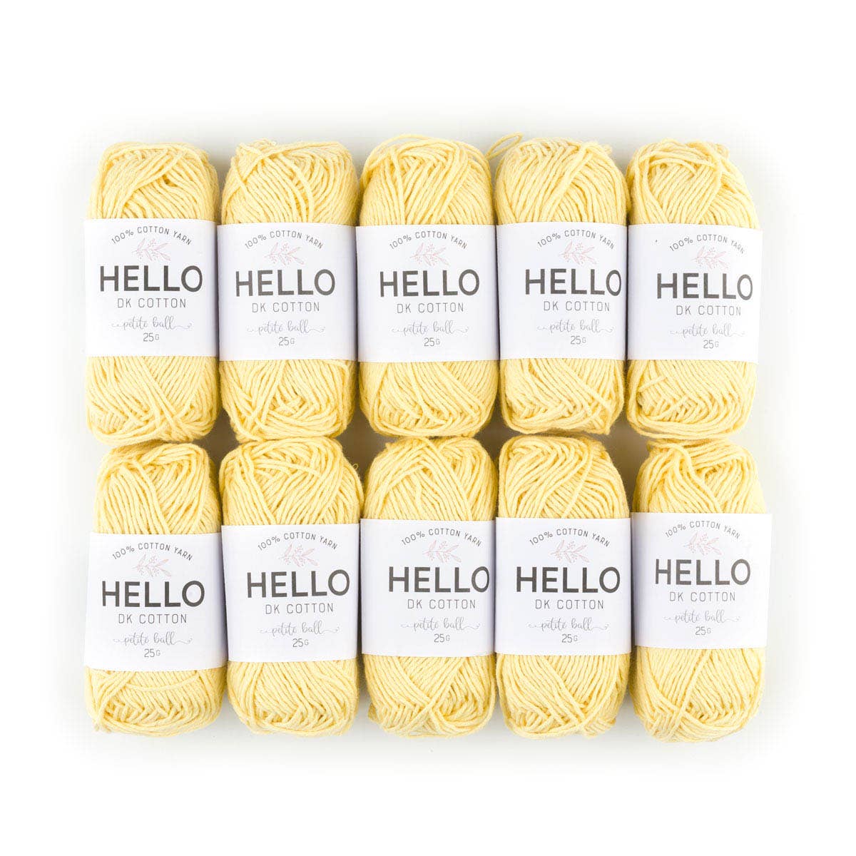 Creative World of Crafts – wholesale Garn – HEJ 100% bomull 25g Amigurumi garn förpackning med 10 bollar21